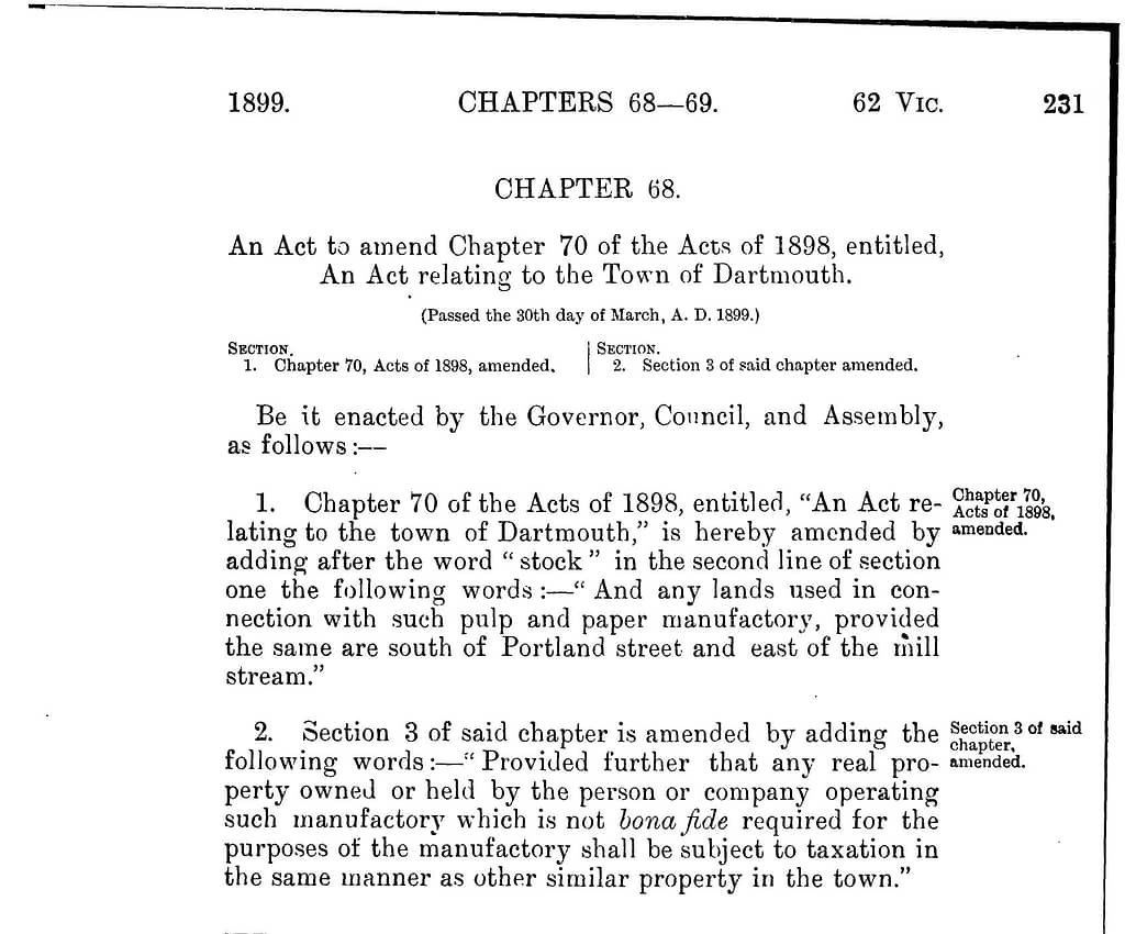 To amend c70 of 1898, 1899 c68