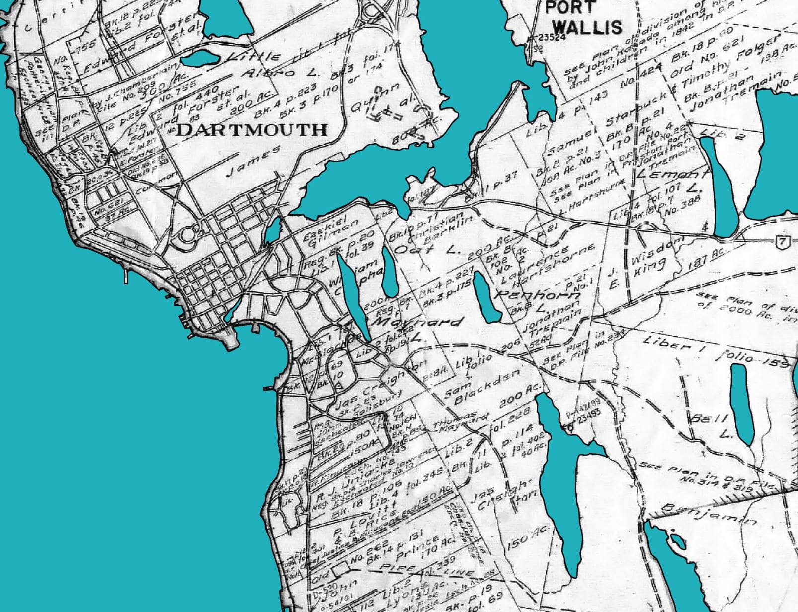 dartmouth map land grants