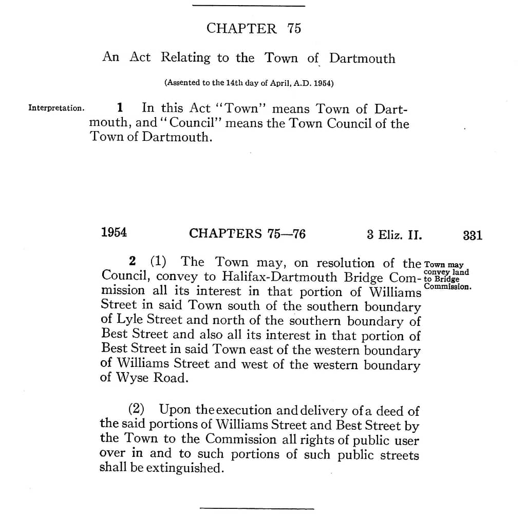Act relating to 1954 c75