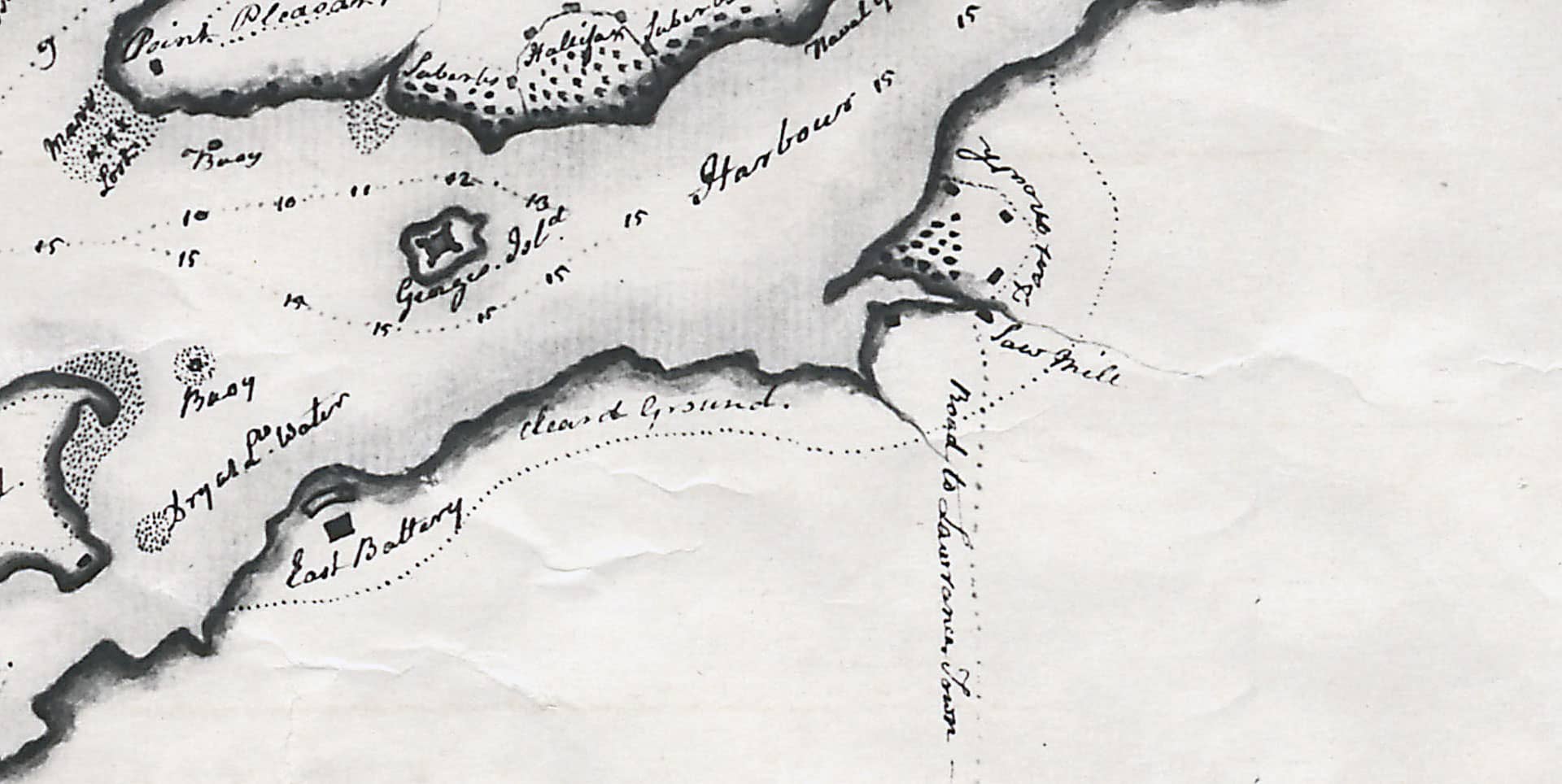 A Chart of Halifax Harbour, N.S. 1759